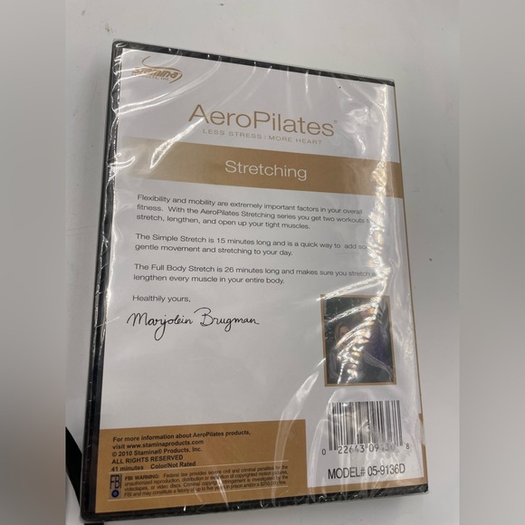 Media Aeropilates Simply Stretching And Full Body Stretch Workout Dvd